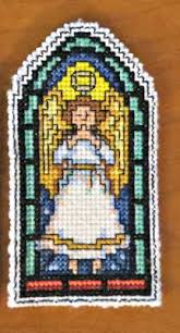 Kit makes one counted glass bead cross stitch ice skates christmas ornament with mill hill treasure. Linda S Blog Stained Glass Ornaments Kit By Design Works Crafts