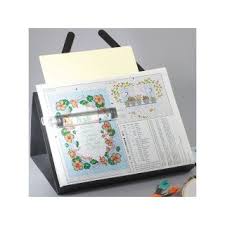 Prop It Magnetic Needlework Chart Holder With Magnifier On