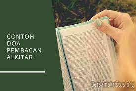 Kata pembuka oleh mc 2. 4 Doa Pembacaan Alkitab Atau Firman Tuhan Bersamakristus