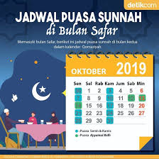 This app briefly explains the information of the month of muharram, the early prayer of the year and the beginning of the year in the islamic calendar. Catat Ini Jadwal Puasa Sunnah Di Bulan Oktober Infografis Bulan Periklanan