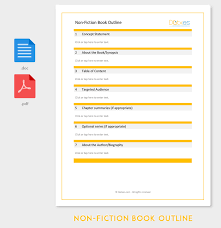 Once you've read several nonfiction books, think about how the writer uses factual evidence in the book and approaches the topic in an interesting way. Pin On Outline Templates Create A Perfect Outline