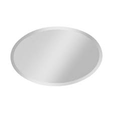 This page is a participant in the amazon services llc associates program, an affiliate advertising program designed to provide a means for sites to earn advertising fees by advertising and linking to amazon.com. Feiss Infinity 24 In W X 36 In H Frameless Oval Glass Wall Decor Mirror With Beveled Edge And Dual Mounting Hooks Mr1153 The Home Depot