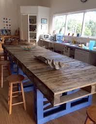 Ilot De Cuisine A Faire Soi Meme 10 Exemples Avec Pas A Pas Table A Manger Palette Table Palette Meubles En Bois De Palettes