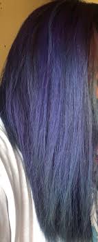 To dye your hair purple with temporary hair dyes such as punky color and crazy color you need to simply apply the dye to your hair: Has Anyone Dyed Purple Over Blue Hair Before It Went Really Well For Me But A Month Later Green Started Showing Up In Some Strands Do I Just Dye Over Again With