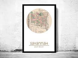 Maybe you would like to learn more about one of these? Savannah Ga City Poster City Map Poster Print Vintage Maps And Prints