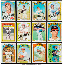 Showing 1 to 100 of 123 products. 1972 Topps Baseball Complete Set 787 Baseball Cards Sets Lot 44107 Heritage Auctions