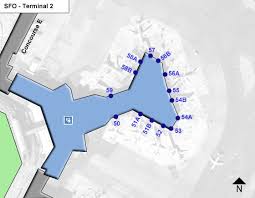 We've considered sfo terminal 3 restaurant options for united flyers. San Francisco Airport Sfo Terminal 2 Map