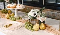 Large Melamine Cake Stand - Linen White