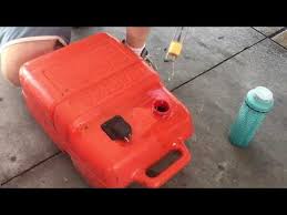 2 stroke diy gas oil mix for boat motor youtube