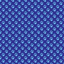 Dois Tom Azul Pata Animais Imprime Papel De Parede Padrao Para Scrapbooking Paw Print Background Paw Patrol Decorations Paw Print