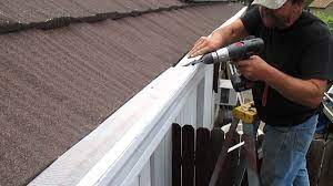 When cleaning a slate roof, don't use chemicals like ammonia or chlorine bleach. Stone Coated Metal Roof Super Clean Gutter Screen Install Youtube