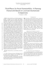 You can see reviews of companies by clicking on them. Pdf Third Places For Social Sustainability A Planning Framework Based On Local And International Comparison