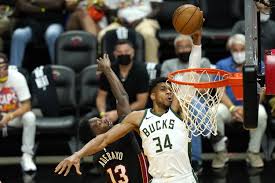 Select from premium giannis antetokounmpo of the highest quality. Bucks Down Heat For Next Round With Giannis Triple Double Daily Sabah