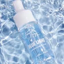 Blue Light Protection Face Serum Booster Light Blue Aesthetic Blue Aesthetic Light Blue