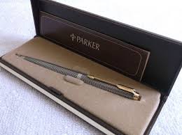 Parker 75 Classic Sterling Silver Cap Actuated Ballpoint Pen New In Box Silver Caps Ballpoint Pen Pen And Paper
