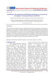 Summary of employment insurance system act 2017 (eis act 2017) 1) the eis act 2017 came into operation on 1st january 2018. Pdf The Influence Of Compensation And Benefits And Employees Involvement On Employees Outcomes Evidence From Ptcl