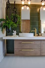 See what gina blayney (gpblayney) has discovered on pinterest, the world's biggest collection of ideas. Project Spotlight Sf Decorator S Showcase 2018 Dark Green Bathrooms Bathroom Interior Design Green Bathroom