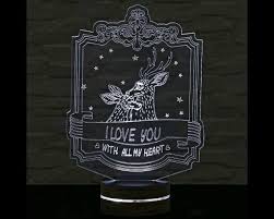 I Love You Written Home Decor 3d Led Lamp Acrylic Lamp Amazing Effect Art Of Light Decorative Lamp Artistic Lamp Ta 3d Led Lamp 3d Led Light Lamp Decor
