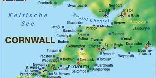 Die vielen gesichter der cornwall karte wie der blick auf die cornwall karte schon verrät ist cornwall eigentlich nicht besonders groß. Karte Von Cornwall Region In Grossbritannien Mit Stadten Orten Strassen Flussen Seen Bergen Und Landmarks Cornwall Strasse Strassenkarte
