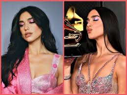 British music's leading prize night next month will. Dua Lipa S Sparkling Eyeshadow Looks From Grammy Awards 2021 Boldsky Com