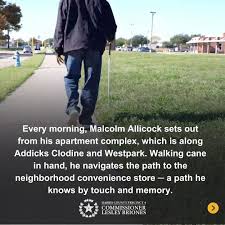 🌟 A Path to Independence and Safety 🌟 Malcolm Allicock's journey to the  neighborhood store used to be fraught with danger—navigating an unpaved,  uneven path with no sidewalk. But thanks to Sidewalks