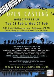 Our open call is super simple; Casting Call For Paid Extras For New Sam Mendes War Film Being Shot Near Bath Somerset Live
