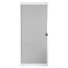 Mounting rail with side weatherstrip to keep. Elements Adjustable Patio Screen Door White 36 Bm Psl36w Rona