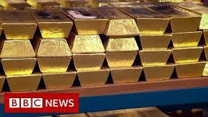 Rare look inside Bank of England's gold vaults - BBC News - YouTube