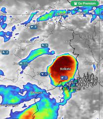 Heavy rainfall in Kolkata causes cloudburst