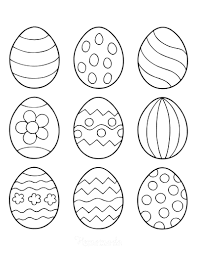 Our printable template for easter eggs (you can find it at the end of this how to tutorial) printer; 66 Easter Egg Coloring Pages Templates Free Printables