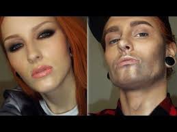 Woman To A Man Makeup Transformation Tutorial Girl To Boy Make Up Youtube Male Makeup Makeup Transformation Tutorial Makeup Transformation