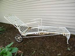 Woodard Wrought Iron Chaise Lounge Orleans By Assemblage333 475 00 Iron Patio Furniture Wrought Iron Patio Furniture Aluminum Patio Furniture