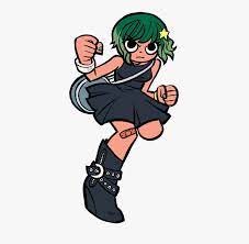 Scott still has to do a bit more work to keep her around than in most examples, though. Ramona Flowers Comic Dress Hd Png Download Transparent Png Image Pngitem