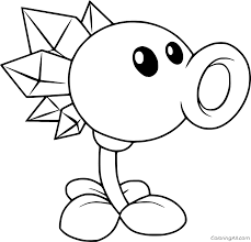 Download Plants Vs Zombies Coloring Pages Coloringall