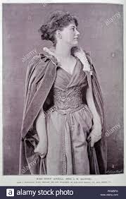 Mary Ansell portrait, 1861 - 1945, actress and wife of author J. M. Barrie,  photograph from 1890s Stock Photo - Alamy