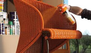 Rustoleum To Spray Paint Wicker Furniture Primer First Then Spray Paint Other Sites Suggest Mari Painting Wicker Furniture Painted Wicker Wicker Furniture