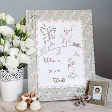 « baby booties brand lion pattern pattern for baby diaper cake ». Welcome Baby Embroidery By Cheryl Goss