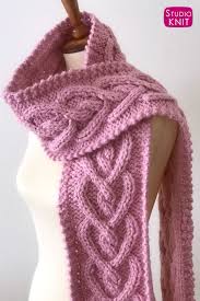 Check spelling or type a new query. Celtic Heart Cable Knit Scarf Pattern Studio Knit