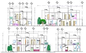Section Housing Subdivision Plan Autocad File Autocad Stair Detail Open House Plans