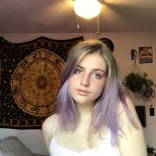Purple Purplehair Lavender Lavenderhair Hair Makeup Purpleeyeshadow Eyeshadow Greeneyes Hair Beauty Purple Hair Purple Eyeshadow
