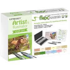 Artist Illustrator Gift Set Flex Marker