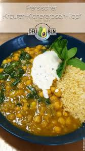 Persischer Krauter Und Kichererbsen Topf Mit Couscous Vegan Rezept In 2020 Couscous Vegan Rezepte Kichererbsen