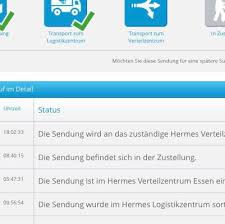 Hermes Sendung Erst Im Zustellfahrzeug Und Jetzt Im Verteilzentrum Paket Lieferung