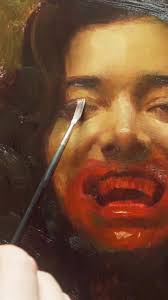 Alla prima sketch of a 🧛‍♀️ I will be teaching my method online this  October 👇