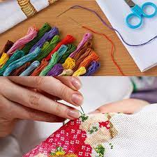 Go cross stitch crazy with our huge selection of free cross stitch patterns! Buy Cross Stitch Stamped Kits Pre Printed Cross Stitching Starter Patterns For Beginner Kids Or Adults Embroidery Needlepoint Kits Dolphin 17 7 17 7 Inch Online In Indonesia B091f5l9fk