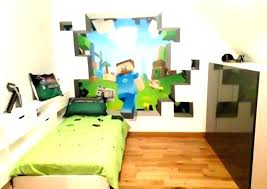 With the wood as the main element and the combination of fresh green hue, the overall look is somewhat refreshing. Minecraft Room Decor Room Decor Room Room Wallpaper Chambre Minecraft Enfant 1024x723 Wallpaper Teahub Io