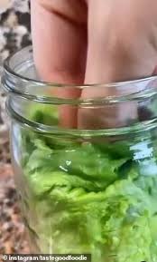 If you're storing individual lettuce leaves, spin them dry after washing and place in a lettuce keeper in the fridge. Food Blogger Shares Hack To Keep Lettuce Fresh And Crispy For Over A Month Sound Health And Lasting Wealth