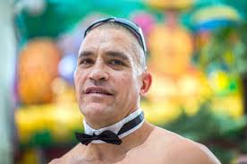 Benjamin Hager على X: "Ryan Chrisman Chippendale Impersonator Main Street,  Las Vegas "I get asked if I'm