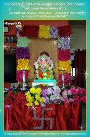 Another idea for ganpati decor is with the thermocol. Ganpati Decoration Ideas At Home With Flowers Ganpati Tv