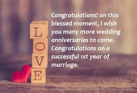 You've given me 365 days of fun, romance, love, and lust, and i can't wait for more. First Marriage Anniversary Wishes Messages Best Wishes